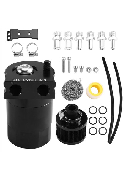 Yağ Ayırıcı Yakalama Havalandırma Filtresi ile Petrol Dip Çubuğu Deliği Nefes Alabilen Su Isıtıcısı 300ML Evrensel Yakıt Deposu Lhd (Yurt Dışından)