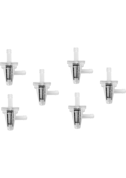 6pcs Evrensel Motosiklet Dik Açısı Sline Yakıt Filtresi 1/4inch Kawasaki Yamaha Için 6mm Hortum Hatları (Yurt Dışından)