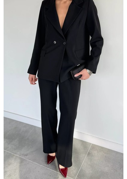 Kadın Iç Astarlı Blazer Ceket Pantolon Ikili Takım P-00019236 modelleri