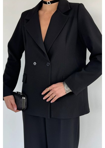 Kadın Iç Astarlı Blazer Ceket Pantolon Ikili Takım P-00019236 fırsatları