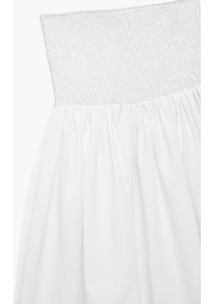 Pamuklu Gipeli Poplin Kloş Uzun Etek indirimleri