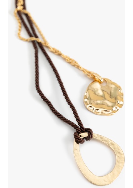 Çelik Karışımlı Sallantılı Çoklu Uzun Kolye modelleri