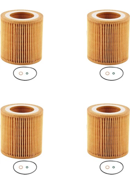 4x 11-42-7-953-129 Motor Yağı Filtresi For-Bmw F22 F23 F30 F34 228I 320I 328I 428I 428I 528I X1 X3 Z4 11427953129 (Yurt Dışından)