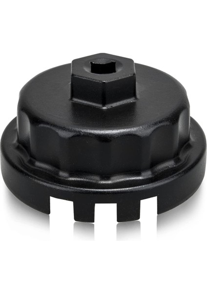 Yağ Filtre Kapağı Anahtarı 14 Flüt Toyota Için 4 Yuva Çıkarma Aracı Camry Rav4 Highlander 2 5l-5 7l Motor Siyah (Yurt Dışından)