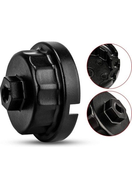 Yağ Filtre Kapağı Anahtarı 14 Flüt Toyota Için 4 Yuva Çıkarma Aracı Camry Rav4 Highlander 2 5l-5 7l Motor Siyah (Yurt Dışından) modelleri