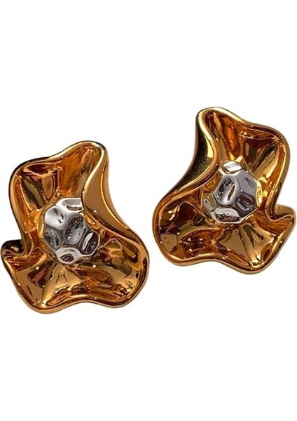 Kadınlar Için Çiçek ve Inci Küpeler, S925 Gümüş Küpe Direği (Yurt Dışından)