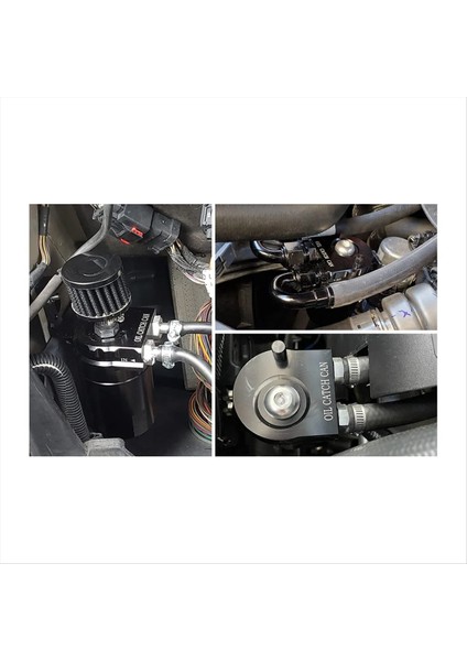 Araba Şaşkın Yağ Yakalama Hava Filtresi ile Rezervuar Tankı (Yurt Dışından) modelleri