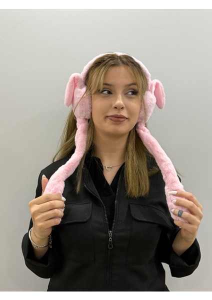Peluş Hareketli Kulaklık – Sevimli Tavşan Kulaklı Model modelleri