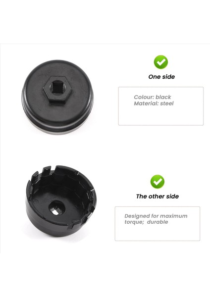 Toyota Lexus 64MM Için Yağ Filtresi Kapağı Anahtar Kupası Çıkma Aracı (Yurt Dışından) indirimleri