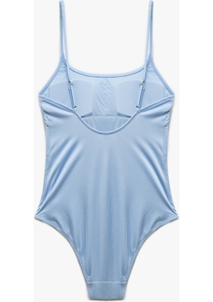 Ince Askılı U Yaka Parlak Taş Detaylı Mayo fiyatları