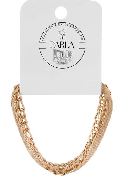 3'lü Kombin Bileklik Gold