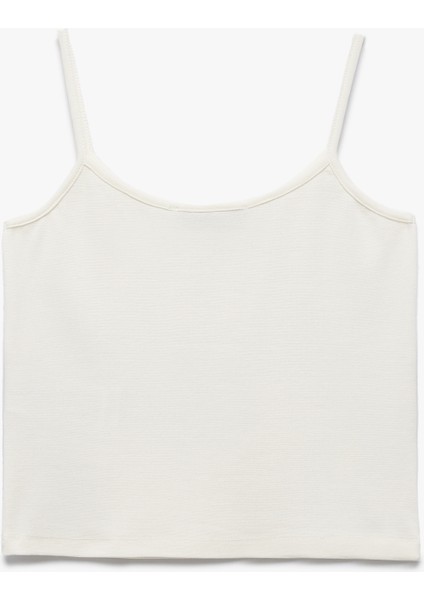 Pamuklu Çiçekli Kolsuz Askılı Pullu Payetli Crop Bluz fırsatları