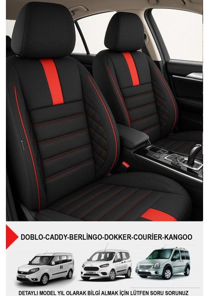 Oniks Serisi Tay Tüyü Üniversal Ticari Oto Koltuk Kılıfı(Doblo-Caddy-Berlingo-Dokker-Courier-Kangoo)