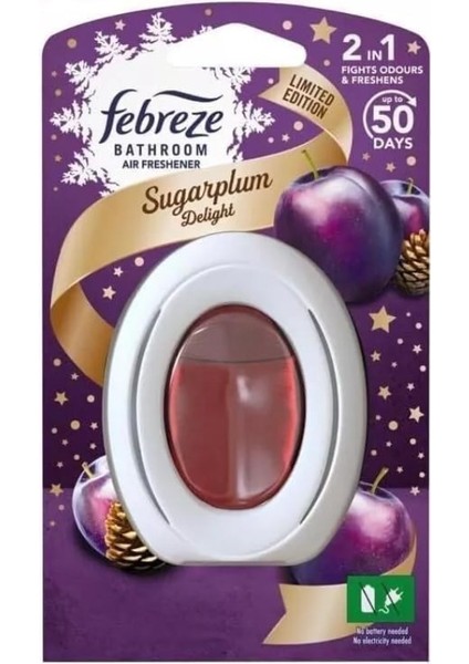 Hava Ferahlatıcı Banyo Oda Kokusu Sugarplum Tatlı Erik Kokulu 7,5 ml