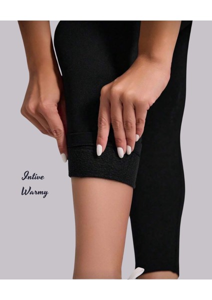 Intive Warmy Ağır Gramajlı Kalın Beli Çelik Örme Esnek Peluş Termal Tayt/külotlu Çorap fırsatları