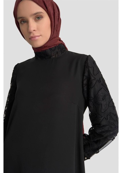 Elbise 25KD1914 Siyah