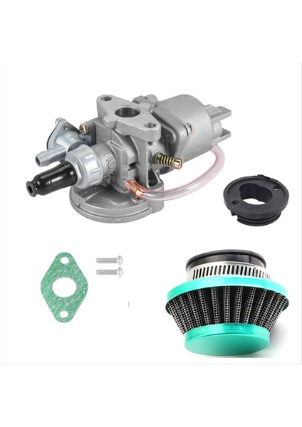 42MM Hava Filtresi+2 Strok 47CC Için Karbüratör Kiti 49CC Motor Parçaları Mini Moto Çocukları Atv Dört Kir Cep Bisikleti Mavi Mavi (Yurt Dışından)