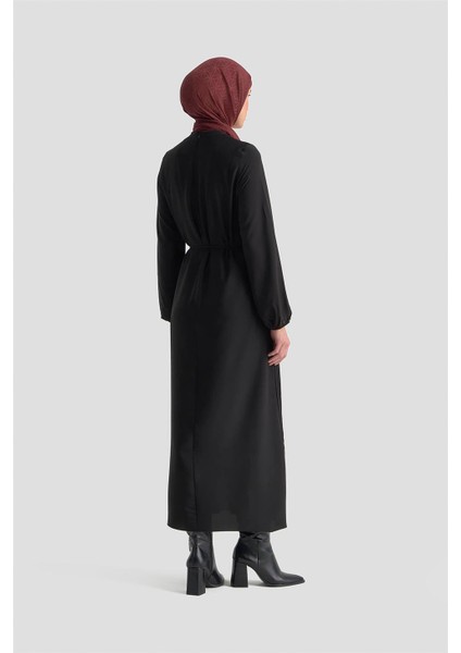 Elbise ORTD9435-1 Siyah indirimleri