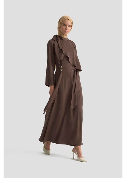 Elbise 25KD1912 Kahverengi modelleri
