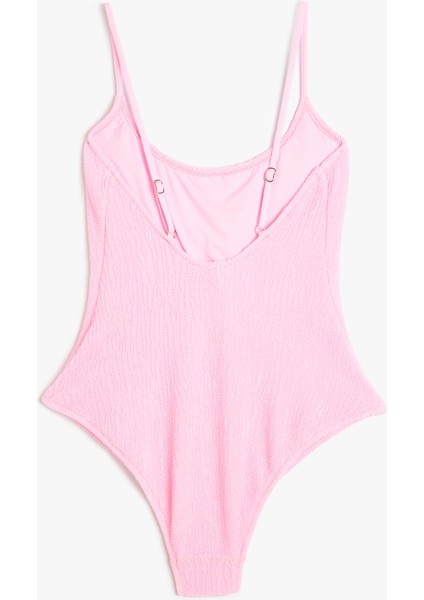 Dokulu Mayo Slim Fit U Yaka Ince Askılı indirimleri