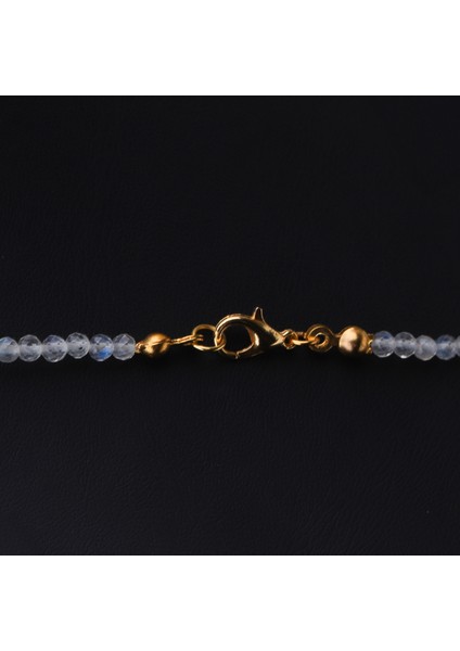 Inci Parıltısı ve Ay Taşı Zarafeti Doğal Taş Kolye modelleri