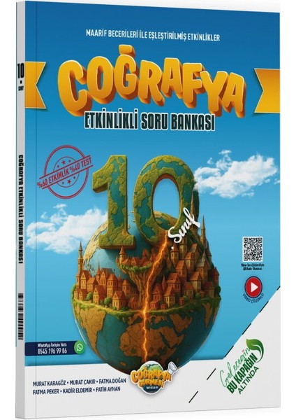Coğrafya Gurmesi Yayınları 10. Sınıf Coğrafya Etkinlikli Soru Bankası