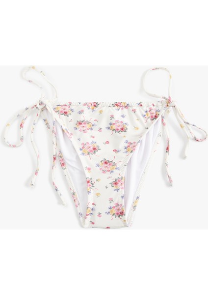 Düşük Bel Çiçekli Bikini Altı