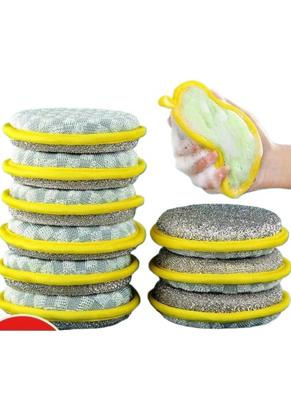 Bulaşık Yıkama Süngeri Mutfak Gereçleri Tencere ve Bulaşık Süngerleri 10 Parça (Yurt Dışından)