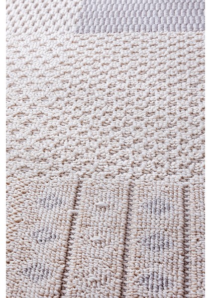 Enti Bonn 8806 Krem Daire Iskandinav Halı Salon Halısı Kesme Halı Yolluk modelleri