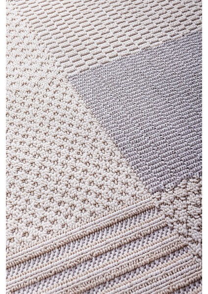 Enti Bonn 8806 Krem Daire Iskandinav Halı Salon Halısı Kesme Halı Yolluk fırsatları