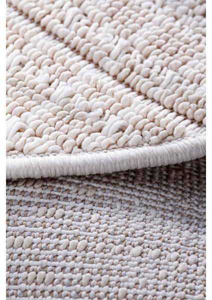 Enti Bonn 8806 Krem Daire Iskandinav Halı Salon Halısı Kesme Halı Yolluk indirimleri