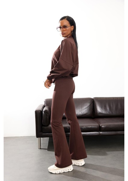 Kahverengi Bomber Ceket Pantolon Takım 0718 indirimleri