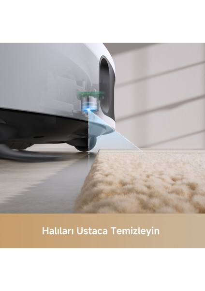 E30 Ultra Robot Süpürge Ve Paspas, 7.000pa Vormax™ Emiş Gücü, 3 Yıl Garanti fırsatları