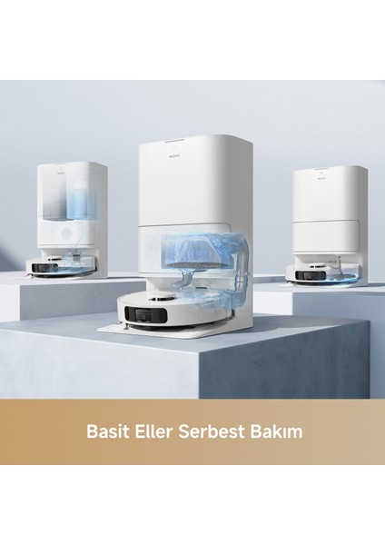 E30 Ultra Robot Süpürge Ve Paspas, 7.000pa Vormax™ Emiş Gücü, 3 Yıl Garanti