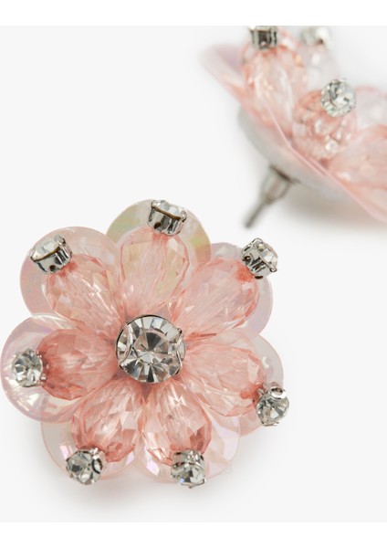 Boncuklu Çiçek Küpe fırsatları