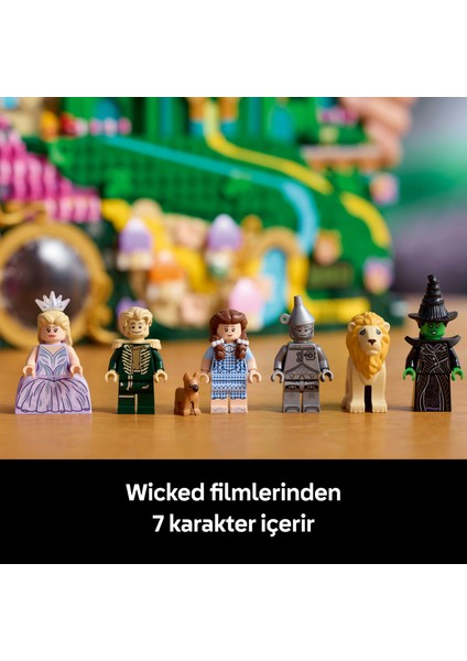 ® Wicked Emerald City Duvar Tablosu 75685 - Yetişkin Kadınlar ve Erkekler Için Minifigür Içeren Model Yapım Seti (1518 Parça) fırsatları