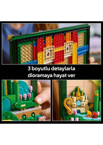 ® Wicked Emerald City Duvar Tablosu 75685 - Yetişkin Kadınlar ve Erkekler Için Minifigür Içeren Model Yapım Seti (1518 Parça) indirimleri