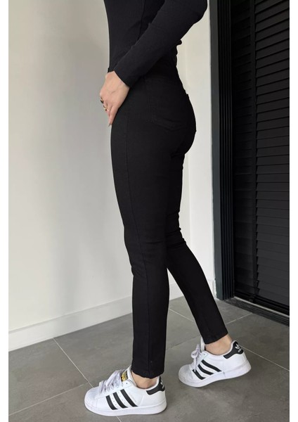 Kadın Dar Paça Yüksek Bel Jeans Pantolon P-00019162 modelleri