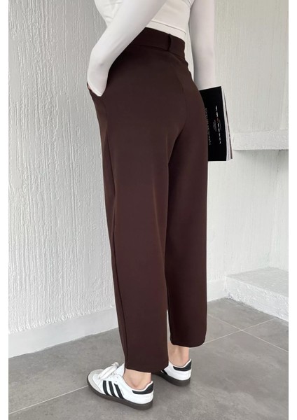 Kadın Yüksek Bel Pileli Palazzo Pantolon P-00019211 fırsatları
