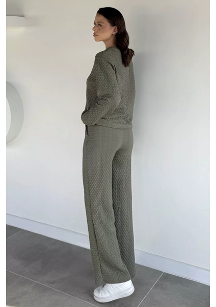 Kendinden Desenli Bluz Pantolon Ikili Takım P-00019205 fiyatları