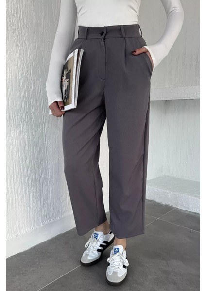 Kadın Yüksek Bel Pileli Palazzo Pantolon P-00019211 fiyatları