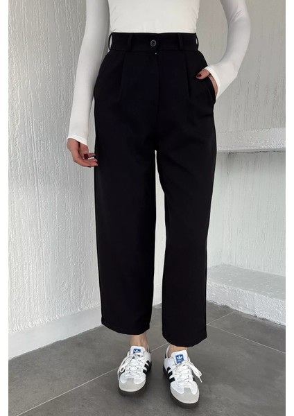 Kadın Yüksek Bel Pileli Palazzo Pantolon P-00019211 modelleri
