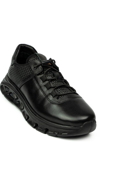 Voyager 392 Siyah Deri Günlük Kadın Ayakkabı