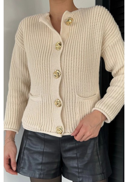 Kadın Çift Cepli Triko Ceket P-00019175 modelleri