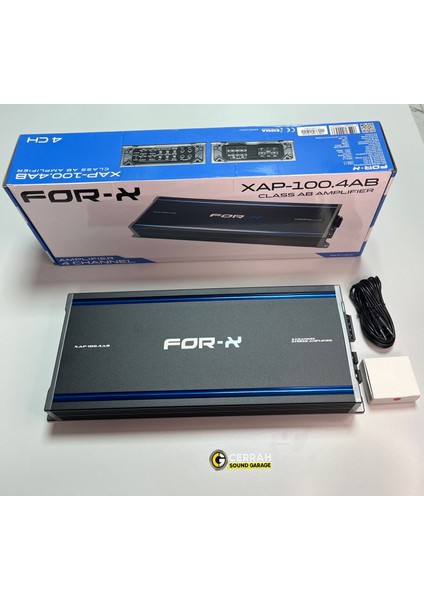 XAP-100.4AB 4 Kanal Profesyonel Oto Amfi