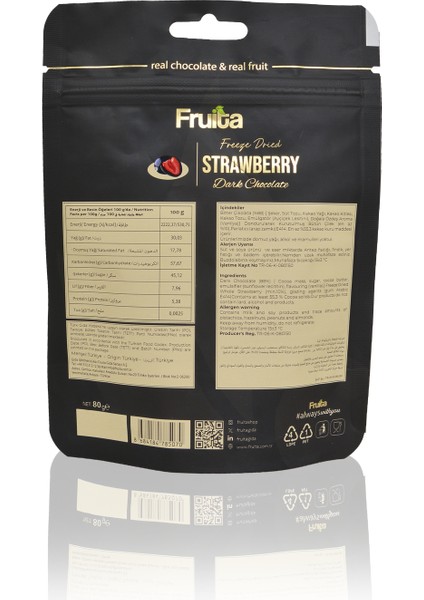 Bitter Çikolata Kaplı Çilek 80GR Dondurularak Kurutulmuş Katkısız Draje - Freeze Dried modelleri
