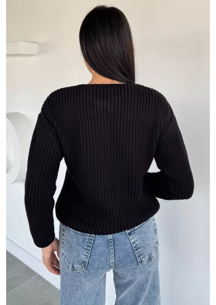 Kadın Çift Cepli Triko Ceket P-00019175 fırsatları