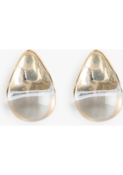 Büyük Boy Taş Detaylı Halka Küpe fiyatları