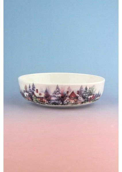 Magical Winter Porselen Salata Kasesi