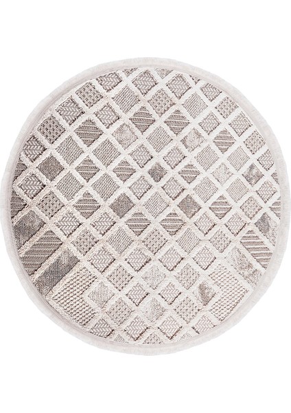 Enti Bonn 8802 Krem Daire Iskandinav Halı Salon Halısı Kesme Halı Yolluk fiyatları